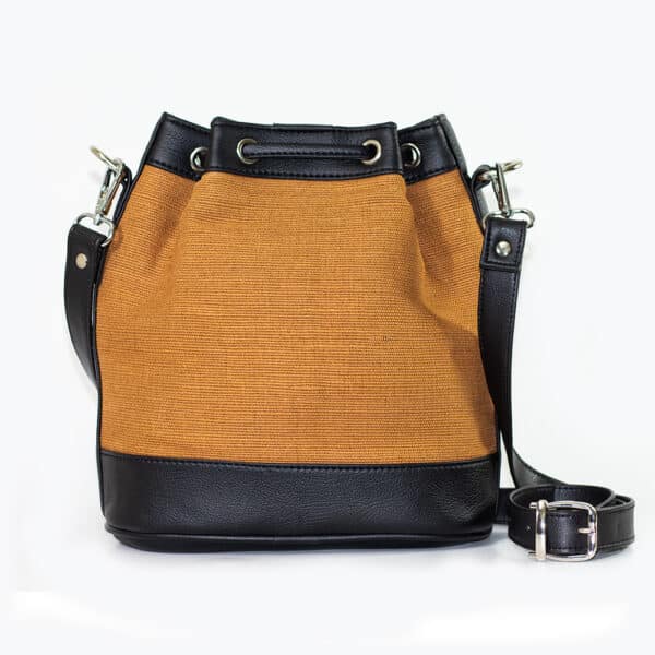 Stylish Brown Bucket Bag - Image 3